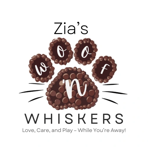 Zia's Woof 'n Whiskers Logo
